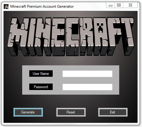 Minecraft Account Generator Download Mac